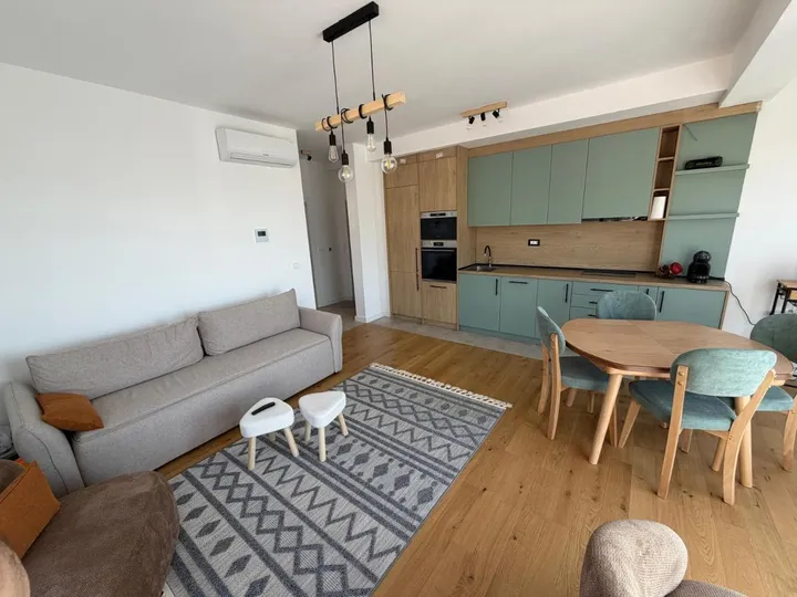 Living room with sofa bed